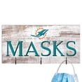 thumbnail image 1 of Miami Dolphins 6'' x 12'' Mask Holder, 1 of 1