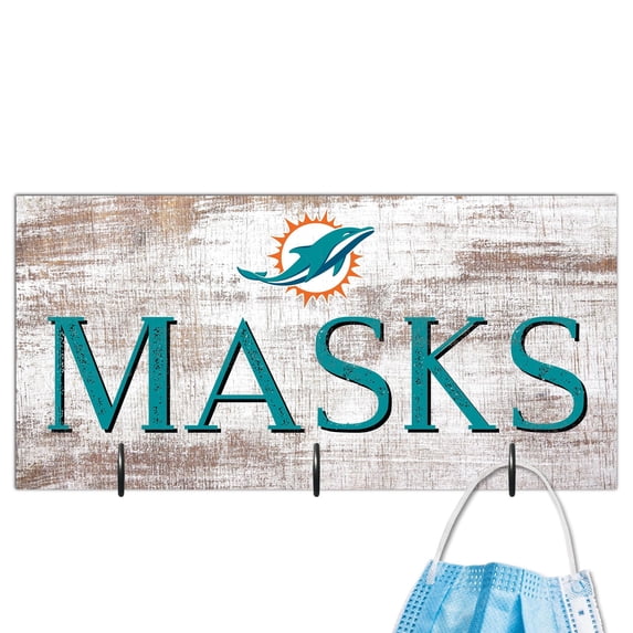Miami Dolphins 6'' x 12'' Mask Holder