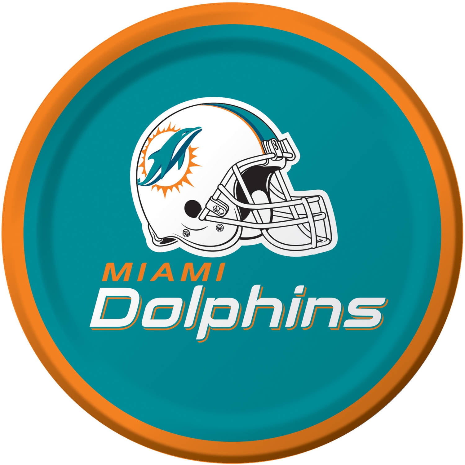 Miami Dolphins Dessert Plates, 8-Pack - Walmart.com