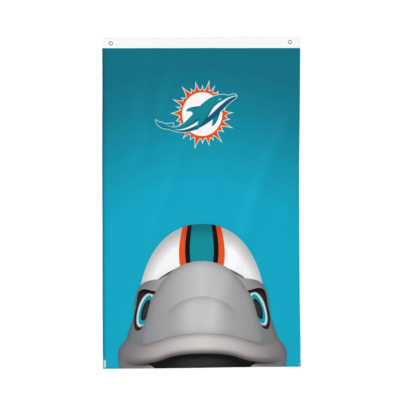Bandiera Da Giardino Miami Dolphins Double Sided 31,8x45,7 Cm – NFL Ufficiale