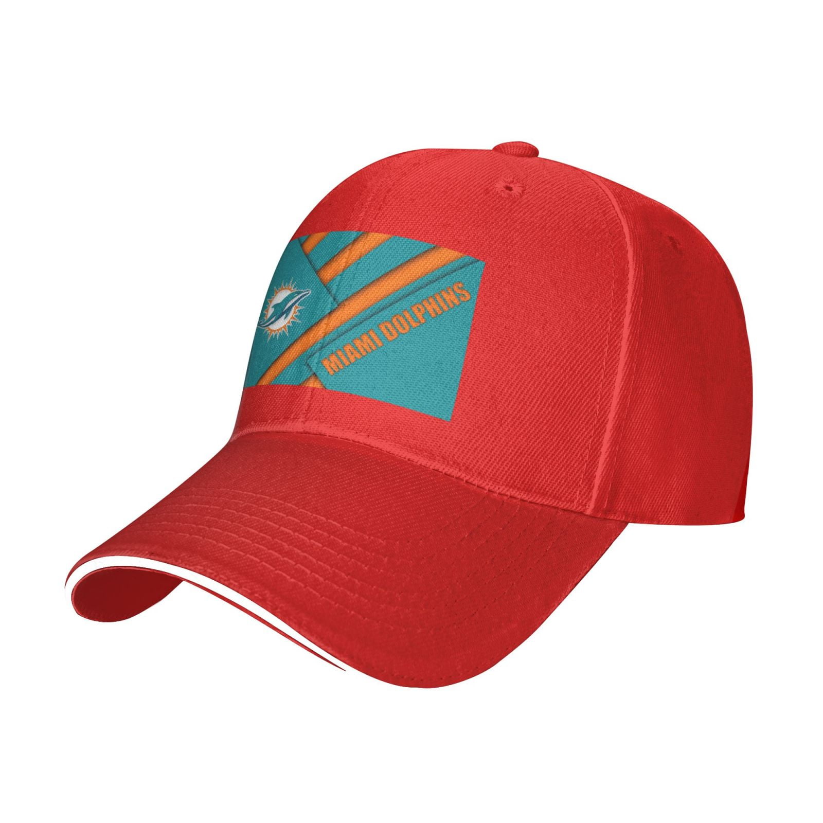 Miami-Dolphins Fashion Custom Hats Caps For Men Women, Adjustable ...
