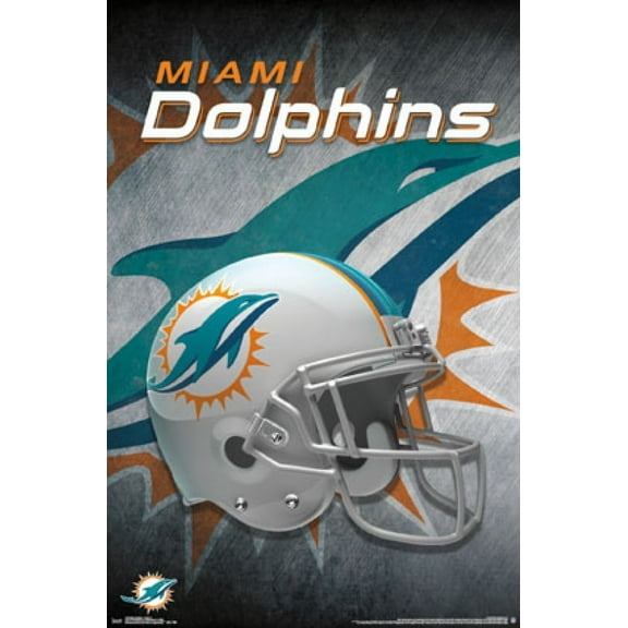 Miami Dolphins - Helmet 15 Poster Print (22 x 34)