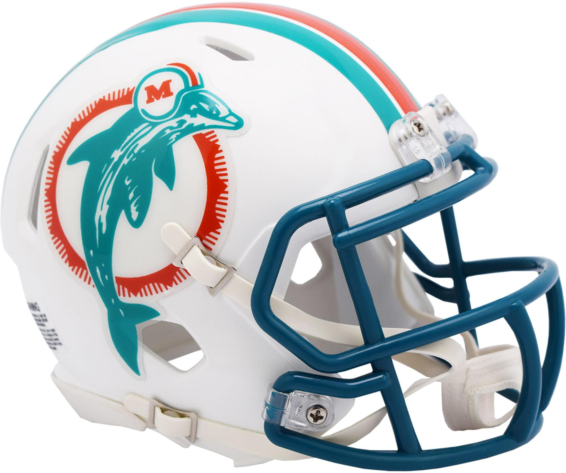 Miami Dolphins Riddell Pocket Pro Helmets Nfl Riddell Micro