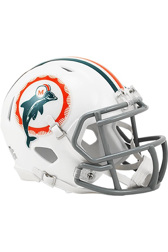 Miami Dolphins Riddell 2022 Tribute Speed Mini Helmet