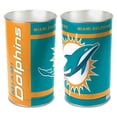 thumbnail image 1 of NFL Miami Dolphins Metal Wastebasket 15" Wincraft, 1 of 2