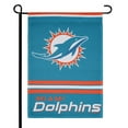 thumbnail image 1 of WinCraft Miami Dolphins 12" x 18" Double-Sided Team Logo Garden Flag, 1 of 2