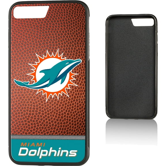 Miami Dolphins iPhone Bump Case with Football Design