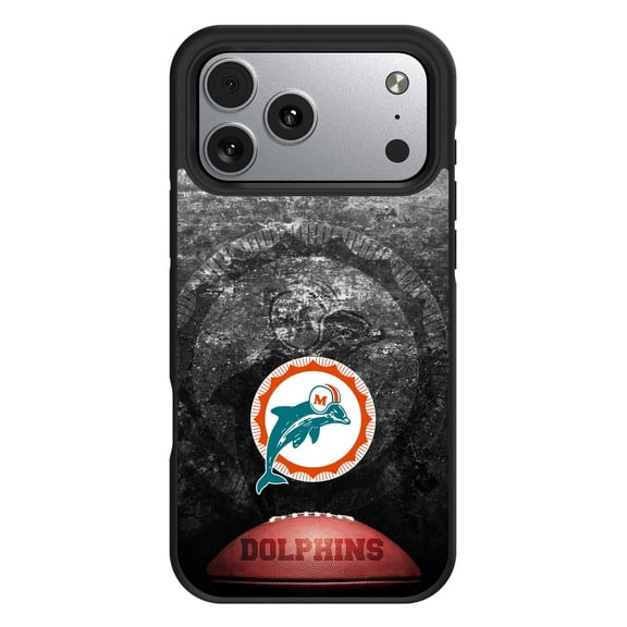 Keyscaper Miami Dolphins Bump Case with 8.2ft Drop Protection