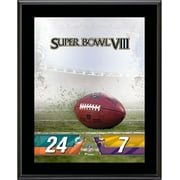 Miami Dolphins vs. Minnesota Vikings Super Bowl VIII 10.5" x 13" Sublimated Plaque