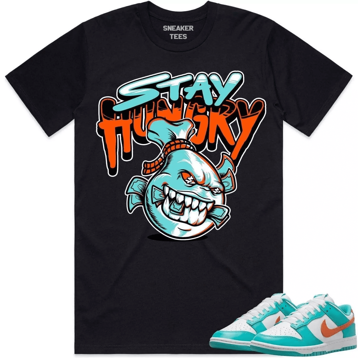 Miami Dunks Dolphins Shirt to Match MIAMI STAY HUNGRY