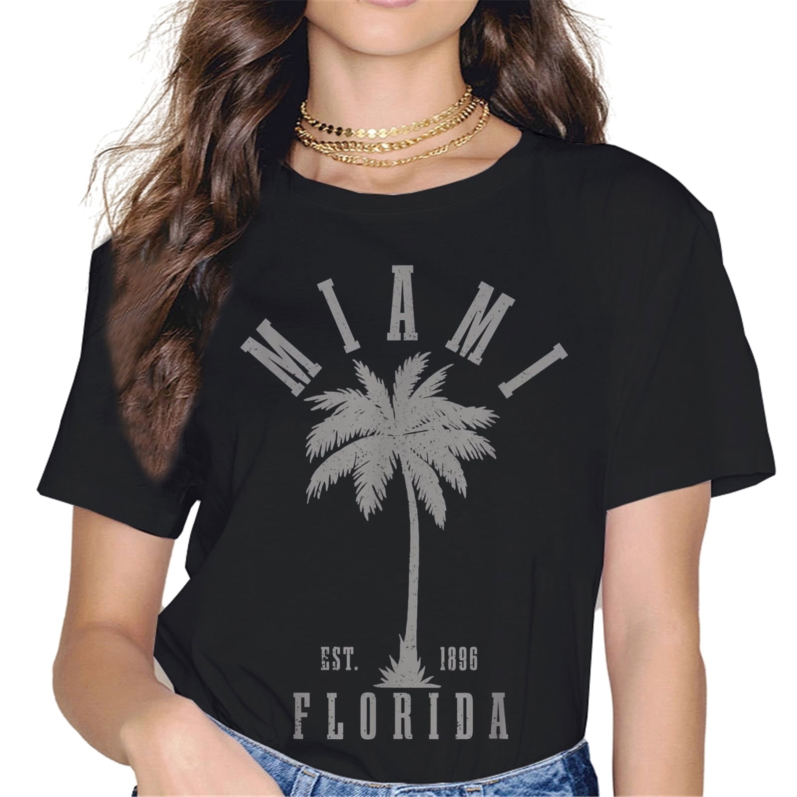 Miami palm cheap tree shirt