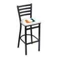thumbnail image 1 of L004 Miami (FL) 30" Stationary Bar Stool with Black Wrinkle Finish, 1 of 7