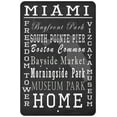 thumbnail image 1 of Miami FL Landmarks Novelty Gift 8x12 Metal Sign 108120065017, 1 of 1