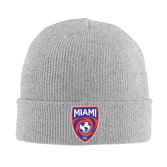Miami Fc Knitted Winter Beanie Warm Acrylic Hat