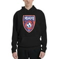thumbnail image 1 of Miami Fc Men Fleece Hoodie Casual Pullover Sweatshirt With Kangaroo Pocket, 1 of 6