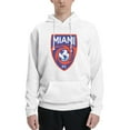 thumbnail image 1 of Miami Fc Men Fleece Hoodie Casual Pullover Sweatshirt With Kangaroo Pocket, 1 of 6