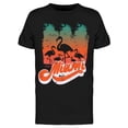 thumbnail image 1 of Miami, Flamingo Silhouette T-Shirt Men -Image by Shutterstock, Male 3X-Large, 1 of 2