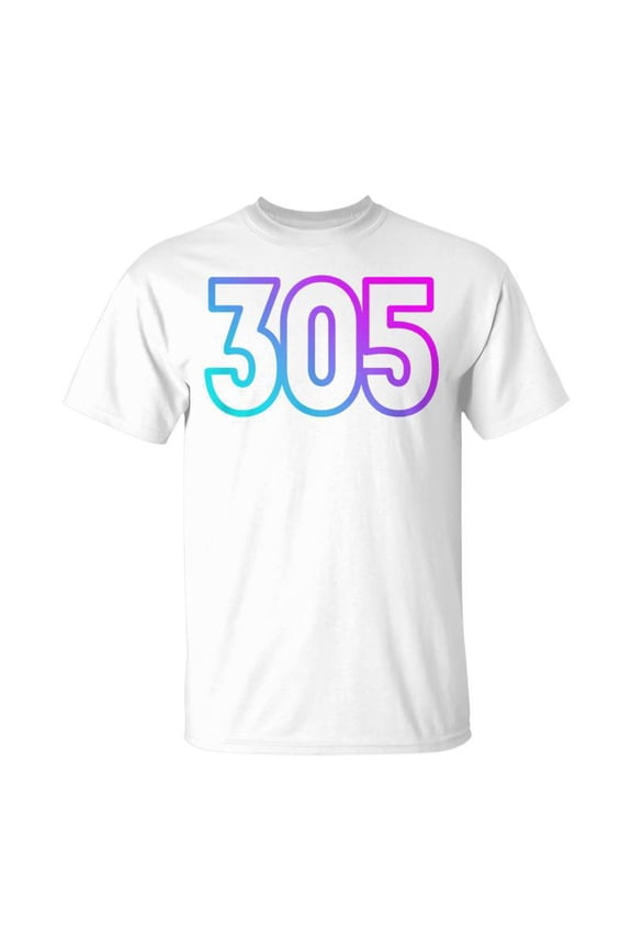 Miami Florida Area Code 305 Retro Pride TShirt