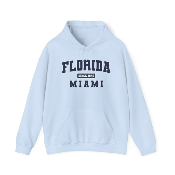 Miami Florida FL Moving Trip Vacation Hoodie Gifts Hooded Sweatshirt