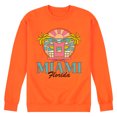 thumbnail image 1 of Miami Florida - Men's Crew Neck Fleece Pullover, 1 of 7