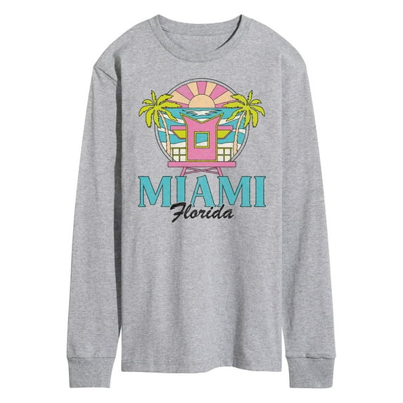 Miami Florida - Men's Long Sleeve T-Shirt