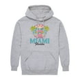 thumbnail image 1 of Miami Florida - Men's Pullover Hooded Fleece Sweatshirt, 1 of 7