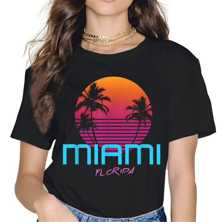 Miami Florida Retro 80s T-Shirt Miami Florida Retro 80s T-Shirt