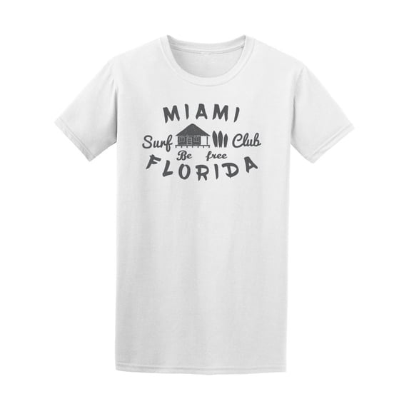 Miami Florida, Surf Club Tee Men's -Image by Shutterstock
