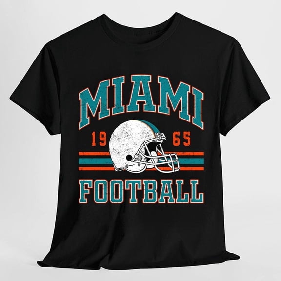 Miami Football Vintage Shirt, Football Game Day Gift For Fan
