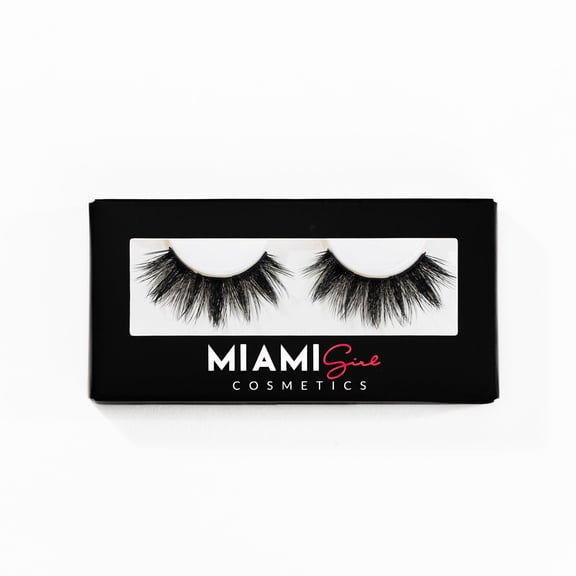 Miami Girl Cosmetics 3D Glam Faux Eyelashes - No Boo in Black