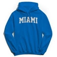 thumbnail image 1 of Miami Graphic Royal Men's Cotton Pullover Hoodie, 1 of 1