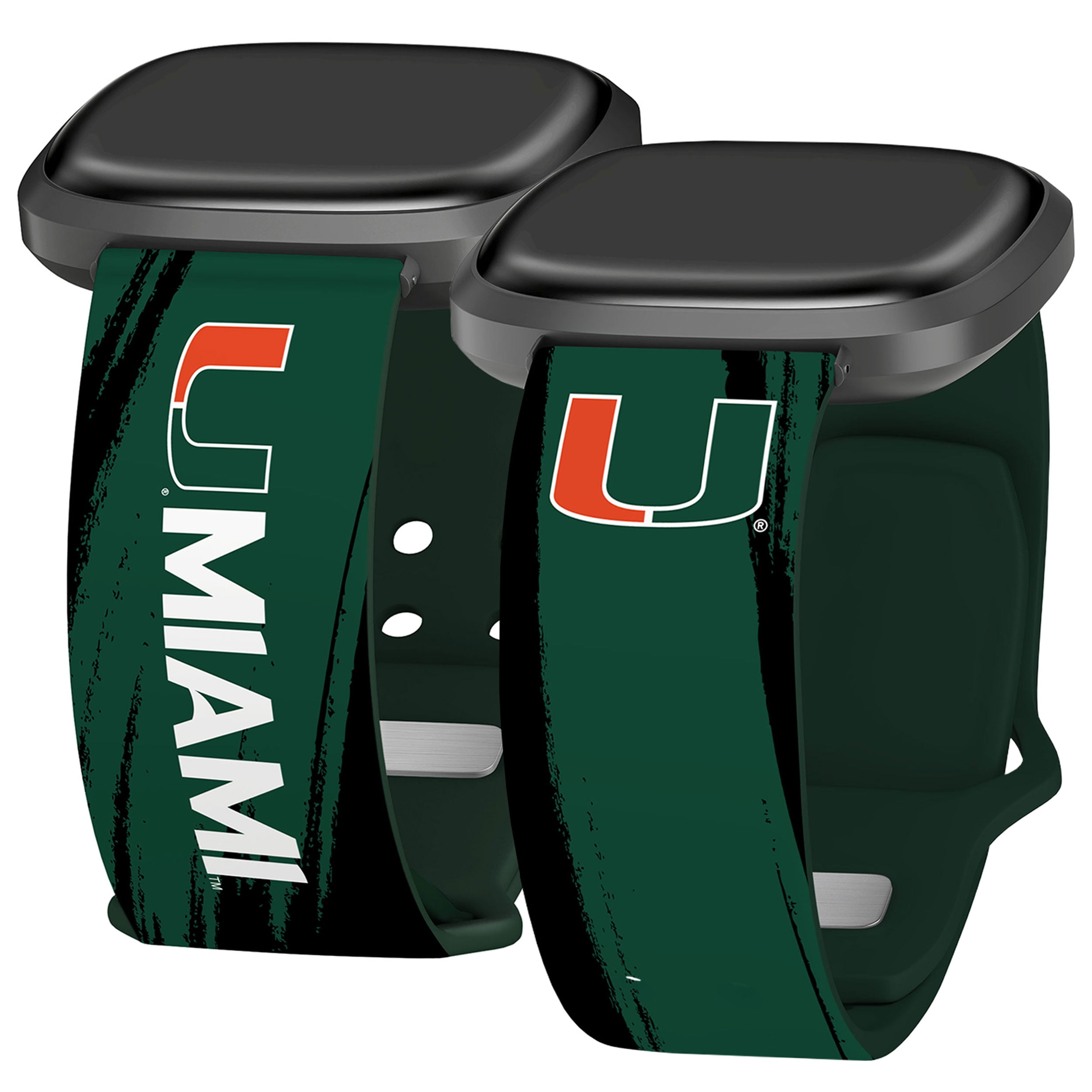 Miami HD Paint Stripe Unisex Watch Band for FitBit Versa 3 & Sense (Long)