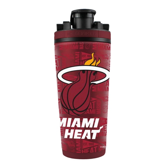 Miami Heat 26oz. 4D Stainless Steel Shaker Bottle