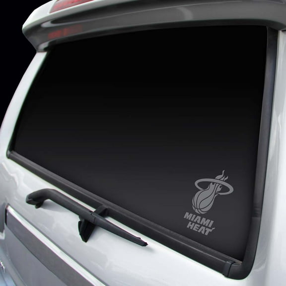 Miami Heat Chrome Window Graphic Decal