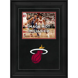 Miami Heat Black Framed Team Logo Jersey Display Case