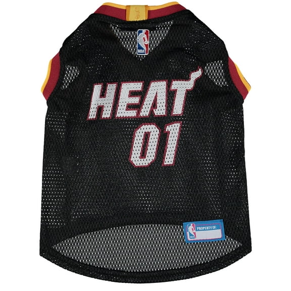 Miami Heat Mesh Dog Basketball Jersey