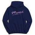 thumbnail image 1 of Miami Humor Graphic Navy Men's Crewneck Sweatshirt Hoodie, 1 of 1