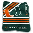 thumbnail image 1 of Miami Hurricanes 50'' x 60'' Team Plush Raschel Throw Blanket, 1 of 1