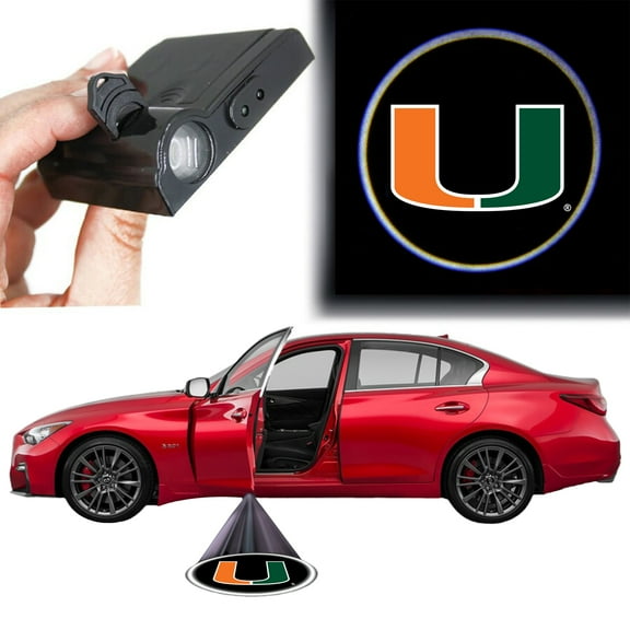 Miami Hurricanes Car Door Light