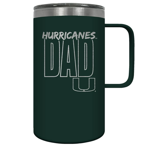 Miami Hurricanes Dad 18oz. Hustle Travel Mug