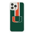 thumbnail image 1 of Miami Hurricanes HD Phone Case Compatible with Apple iPhone 13 Pro (Stripe) by Affinity Bands, 1 of 3