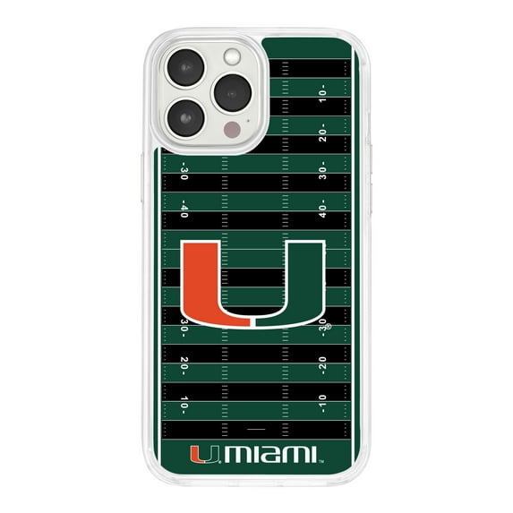 Miami Hurricanes HD Phone Case Compatible with Apple iPhone 15 Pro Max (Field) by Affinity Bands