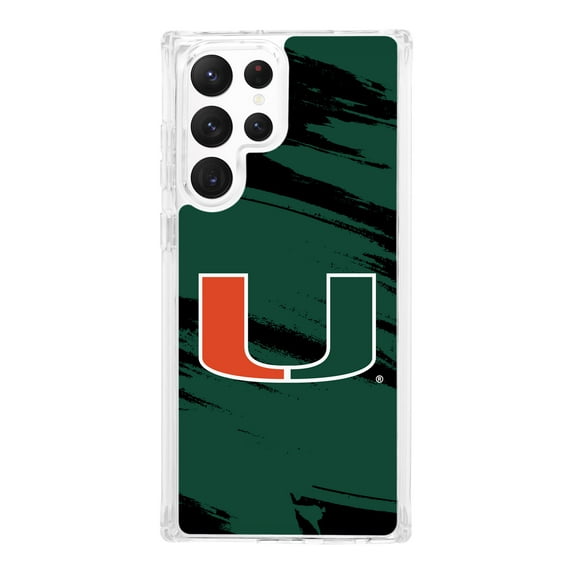 Miami Hurricanes HD Phone Case Compatible with MagSafe Samsung Galaxy S24 Ultra (Paint) by Affinity Bands