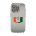 thumbnail image 1 of Miami Hurricanes Linen Logo iPhone Clear Case, 1 of 6