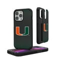 thumbnail image 1 of Miami Hurricanes Linen Logo iPhone Rugged Case, 1 of 1