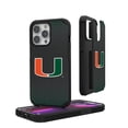 thumbnail image 1 of Miami Hurricanes Linen Logo iPhone Rugged Case, 1 of 2