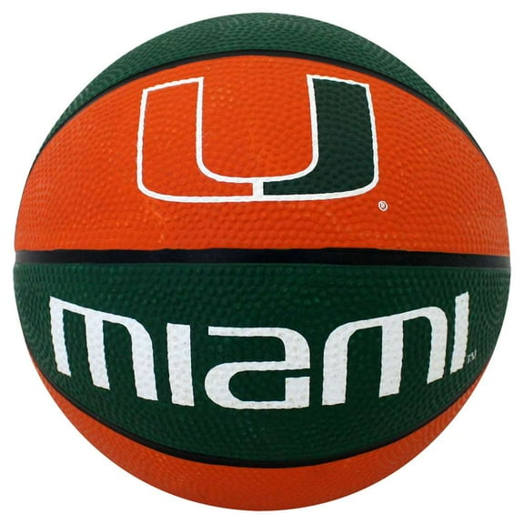 Miami Hurricanes Mini Rubber Basketball