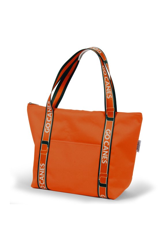 Miami Hurricanes The Sophie Tote with Logoed Straps