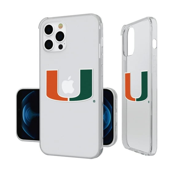 Miami Hurricanes iPhone Insignia Design Clear Case