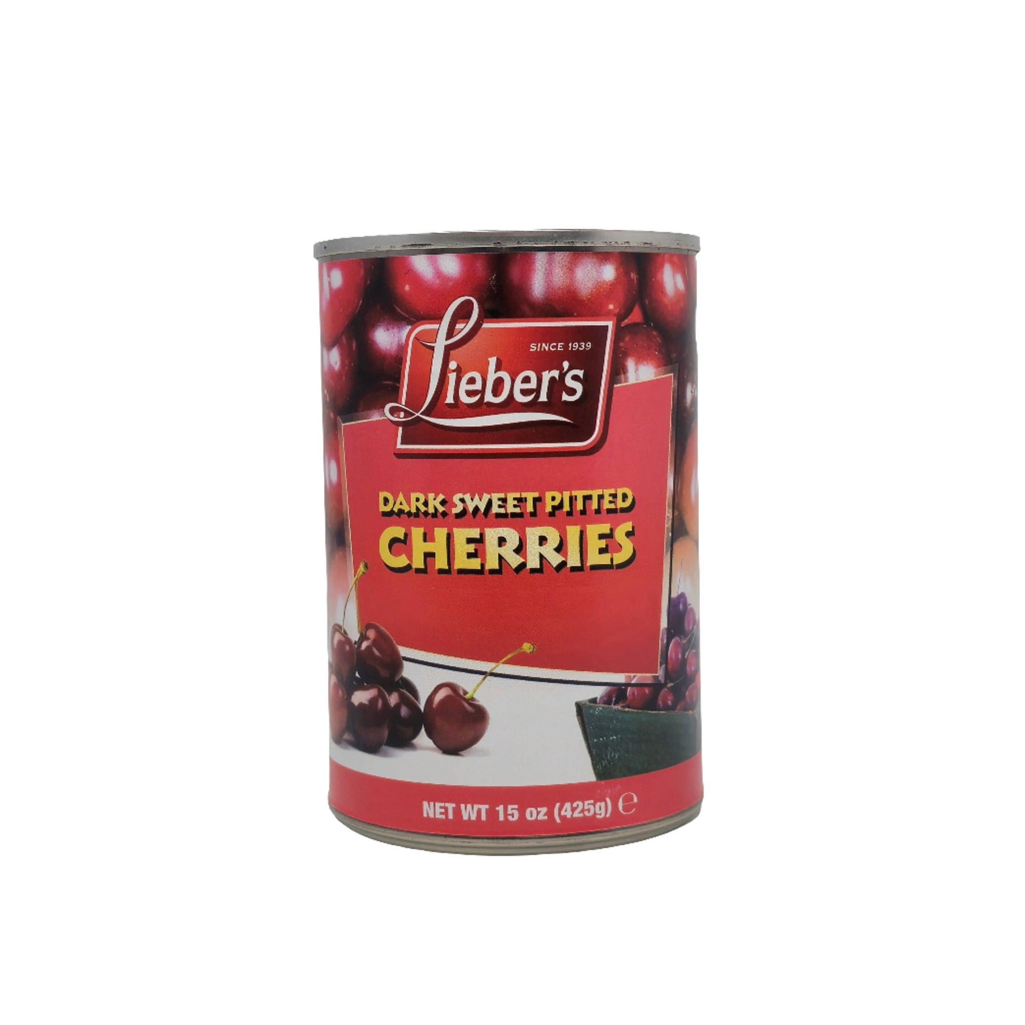 Miami Kosher Food Lieber's Dark Sweet Pitted Cherries 15 Oz